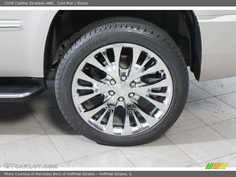 Gold Mist / Ebony 2008 Cadillac Escalade AWD