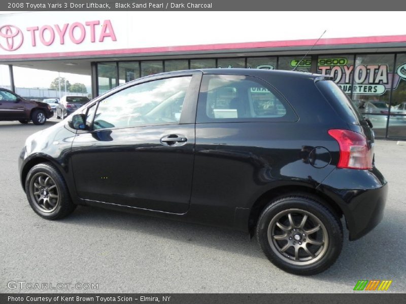  2008 Yaris 3 Door Liftback Black Sand Pearl