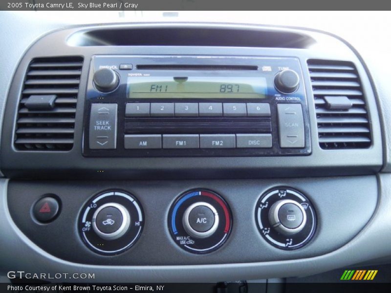 Sky Blue Pearl / Gray 2005 Toyota Camry LE