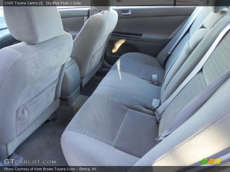 Sky Blue Pearl / Gray 2005 Toyota Camry LE