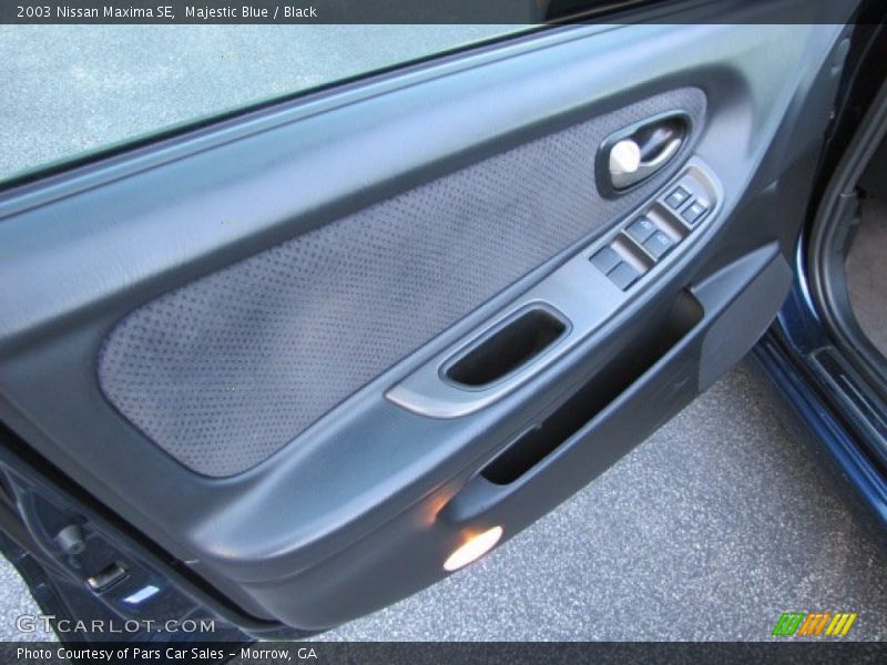 Majestic Blue / Black 2003 Nissan Maxima SE
