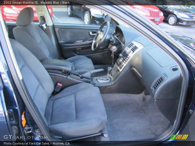 Majestic Blue / Black 2003 Nissan Maxima SE