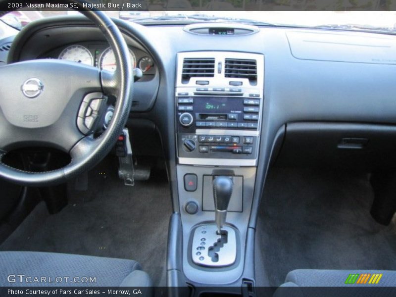 Majestic Blue / Black 2003 Nissan Maxima SE