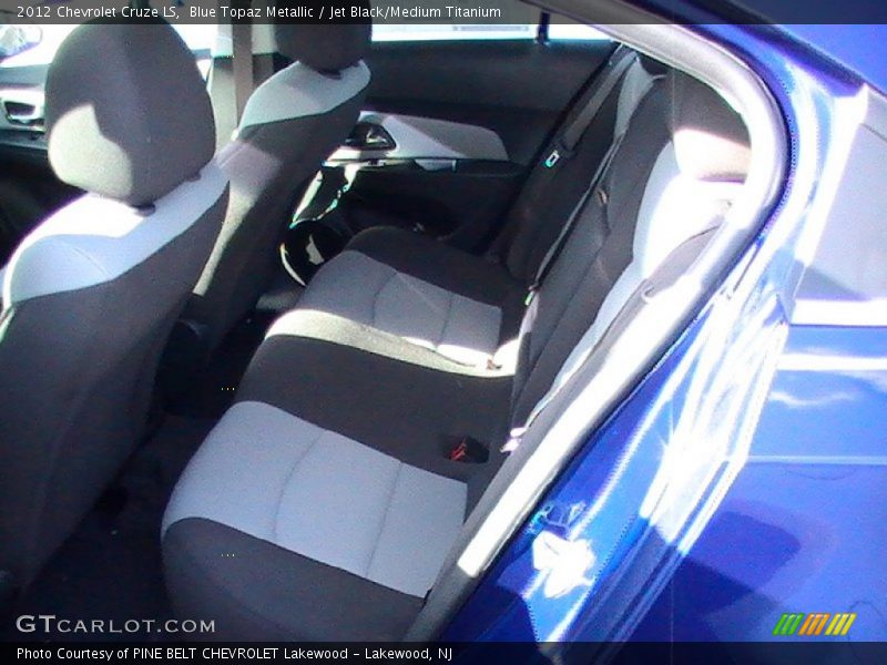 Blue Topaz Metallic / Jet Black/Medium Titanium 2012 Chevrolet Cruze LS