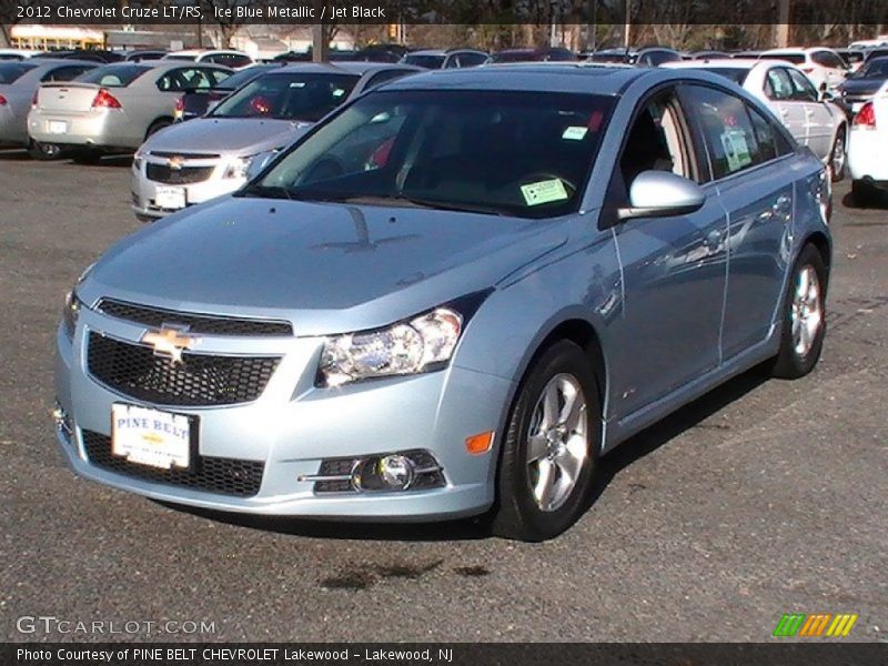 Ice Blue Metallic / Jet Black 2012 Chevrolet Cruze LT/RS