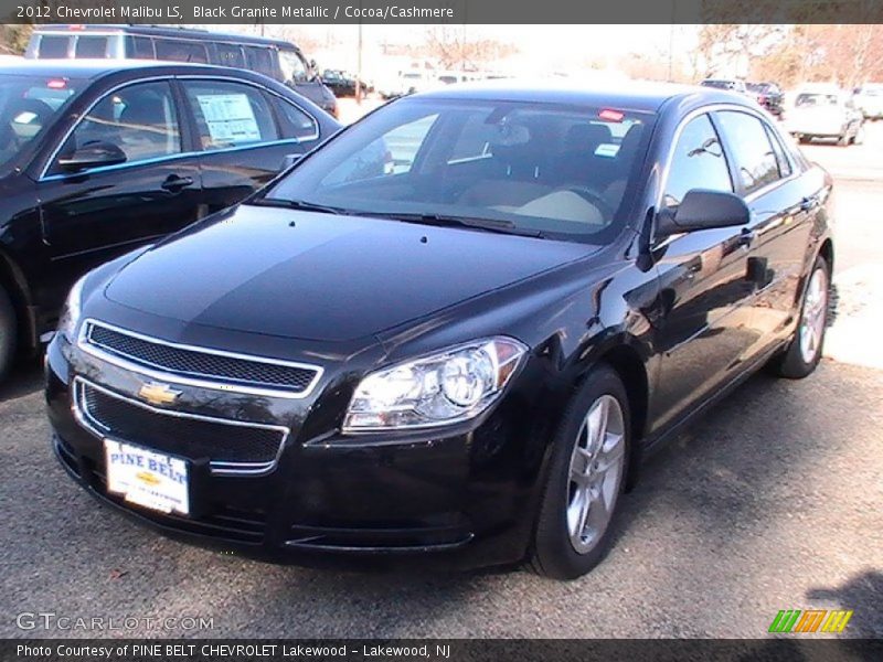 Black Granite Metallic / Cocoa/Cashmere 2012 Chevrolet Malibu LS