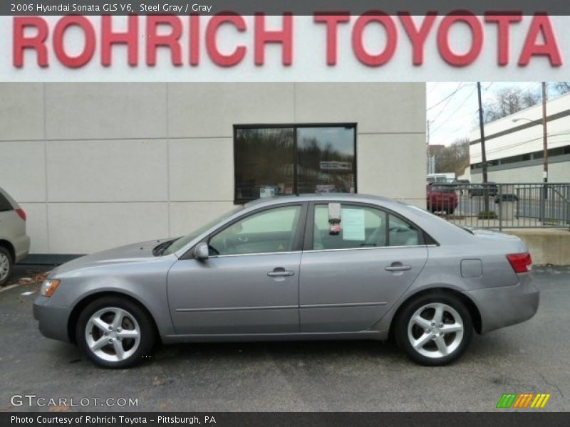Steel Gray / Gray 2006 Hyundai Sonata GLS V6
