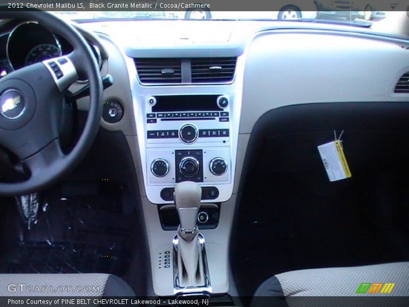 Black Granite Metallic / Cocoa/Cashmere 2012 Chevrolet Malibu LS