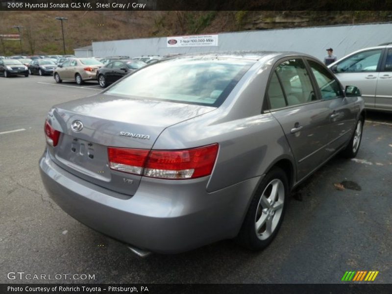 Steel Gray / Gray 2006 Hyundai Sonata GLS V6