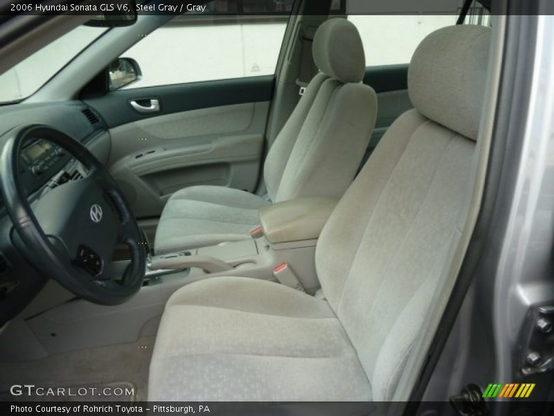 Steel Gray / Gray 2006 Hyundai Sonata GLS V6