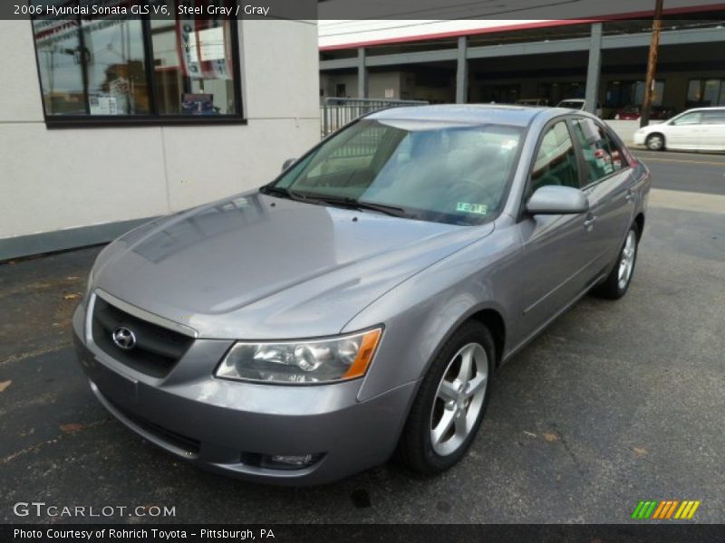 Steel Gray / Gray 2006 Hyundai Sonata GLS V6