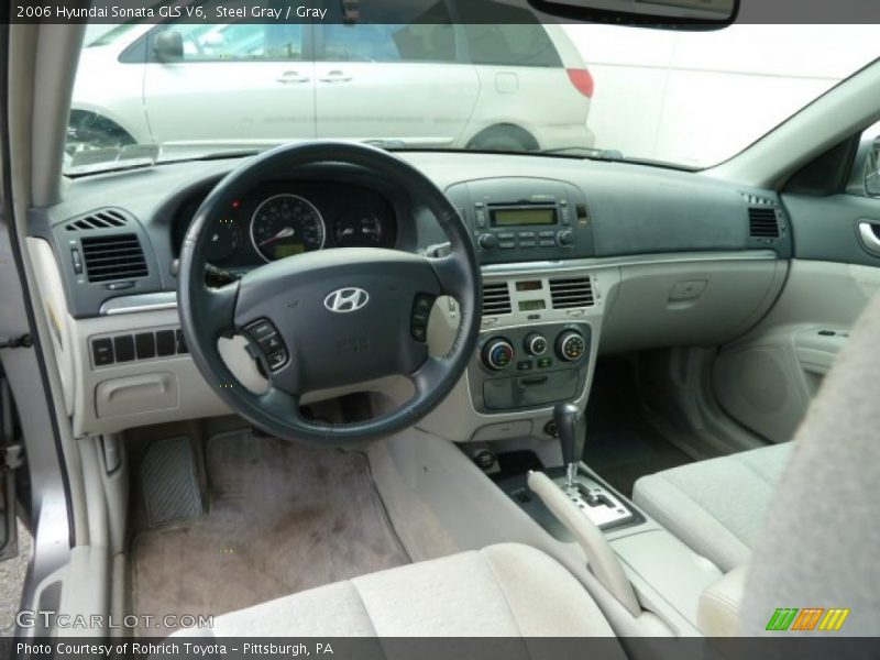 Steel Gray / Gray 2006 Hyundai Sonata GLS V6