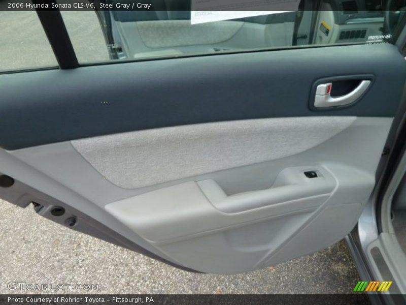 Steel Gray / Gray 2006 Hyundai Sonata GLS V6