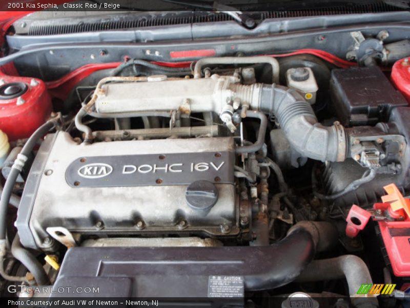  2001 Sephia  Engine - 1.8 Liter DOHC 16-Valve 4 Cylinder