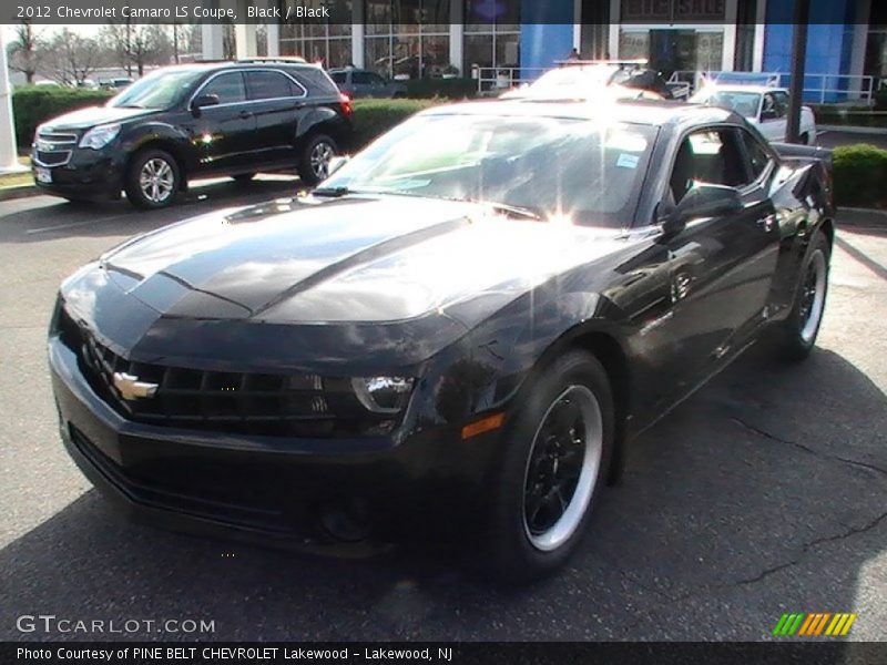 Black / Black 2012 Chevrolet Camaro LS Coupe