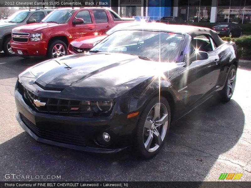 Black / Black 2012 Chevrolet Camaro SS/RS Convertible
