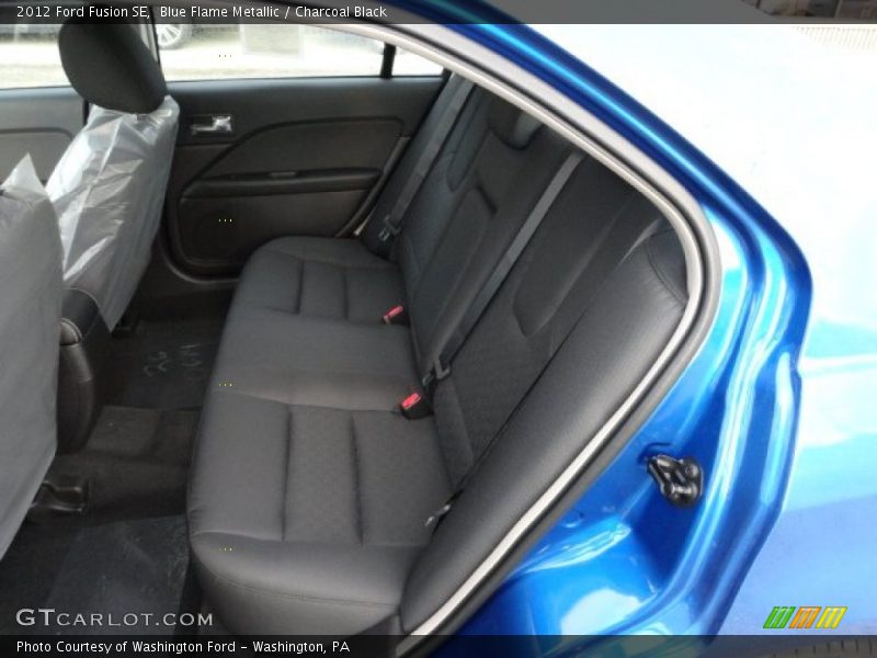 Blue Flame Metallic / Charcoal Black 2012 Ford Fusion SE