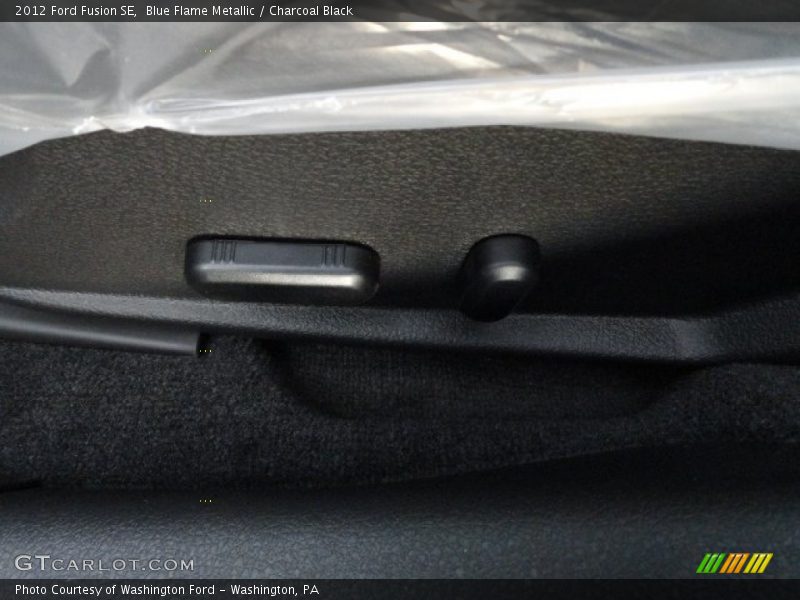 Blue Flame Metallic / Charcoal Black 2012 Ford Fusion SE