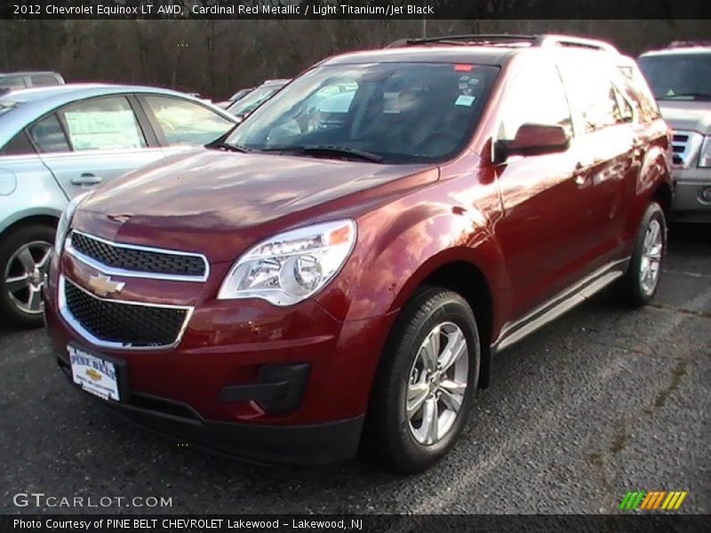 Cardinal Red Metallic / Light Titanium/Jet Black 2012 Chevrolet Equinox LT AWD