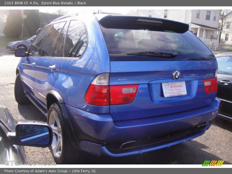 Estoril Blue Metallic / Black 2003 BMW X5 4.6is
