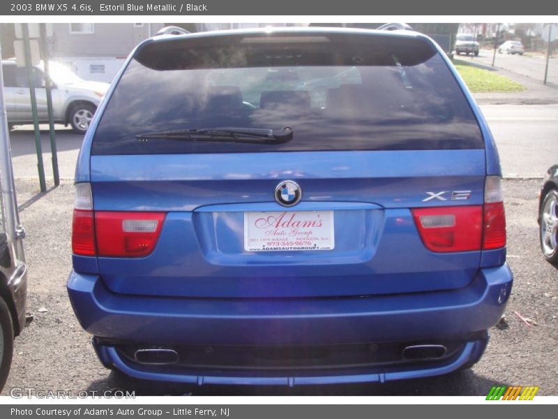Estoril Blue Metallic / Black 2003 BMW X5 4.6is