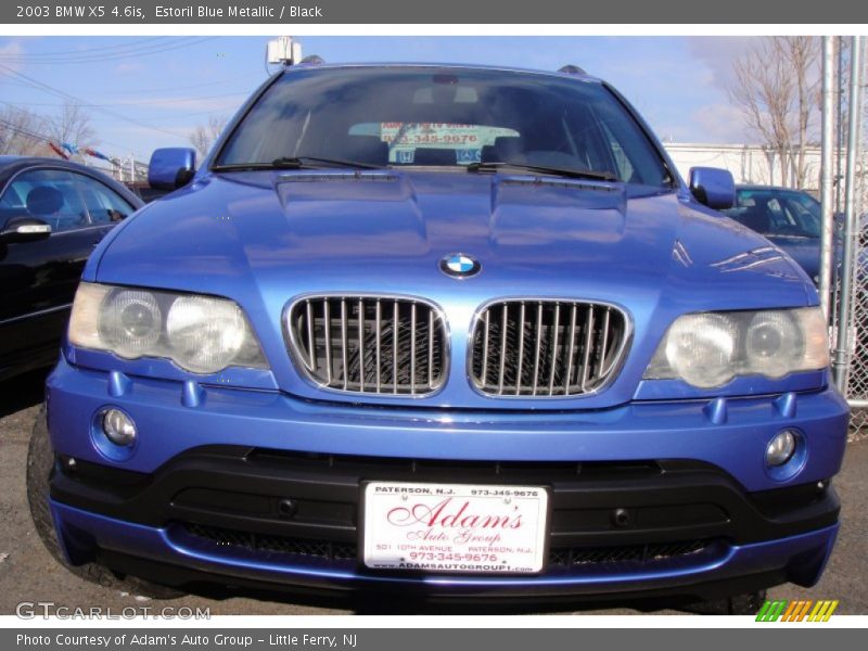 Estoril Blue Metallic / Black 2003 BMW X5 4.6is