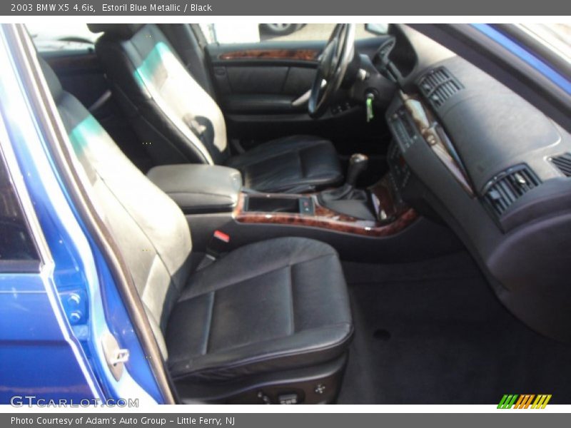 Estoril Blue Metallic / Black 2003 BMW X5 4.6is