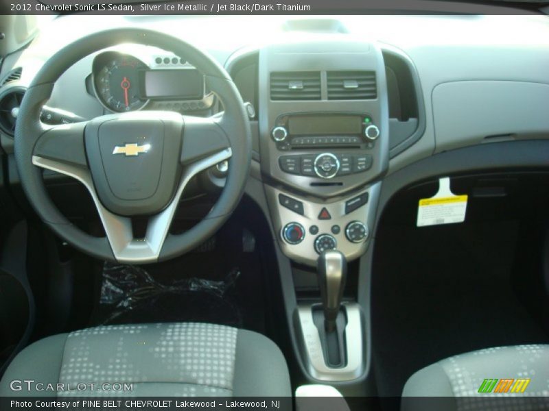 Silver Ice Metallic / Jet Black/Dark Titanium 2012 Chevrolet Sonic LS Sedan