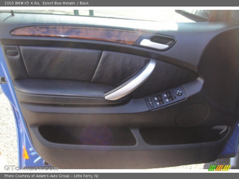 Estoril Blue Metallic / Black 2003 BMW X5 4.6is