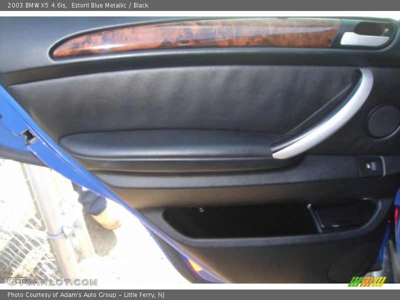 Estoril Blue Metallic / Black 2003 BMW X5 4.6is