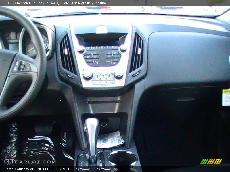 Gold Mist Metallic / Jet Black 2012 Chevrolet Equinox LS AWD