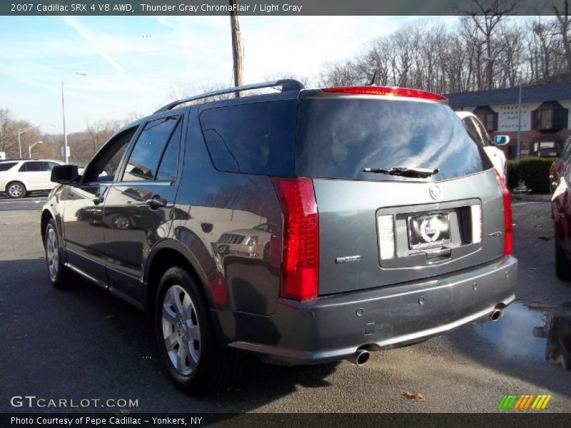Thunder Gray ChromaFlair / Light Gray 2007 Cadillac SRX 4 V8 AWD