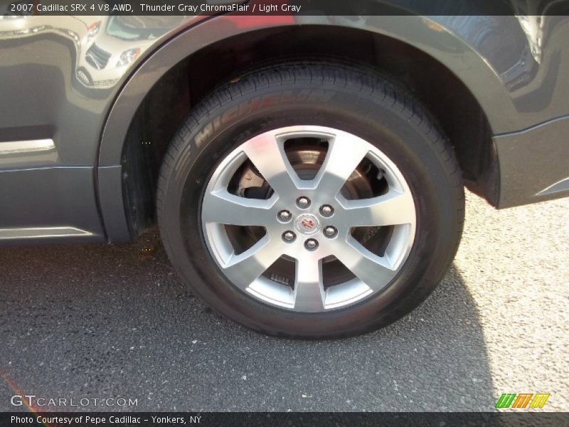 Thunder Gray ChromaFlair / Light Gray 2007 Cadillac SRX 4 V8 AWD