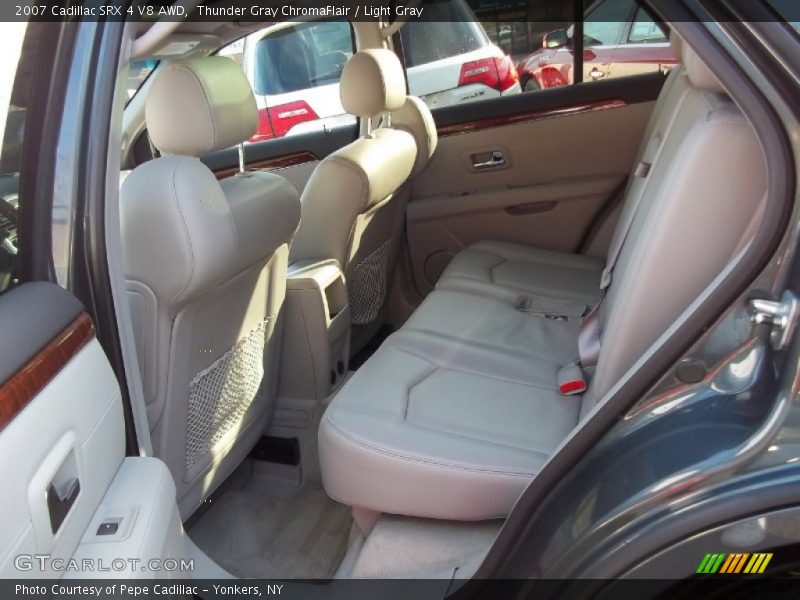 Thunder Gray ChromaFlair / Light Gray 2007 Cadillac SRX 4 V8 AWD