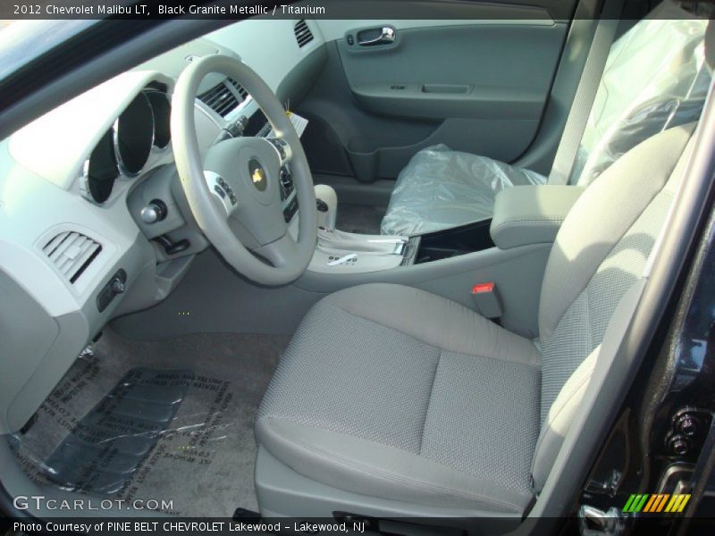 Black Granite Metallic / Titanium 2012 Chevrolet Malibu LT