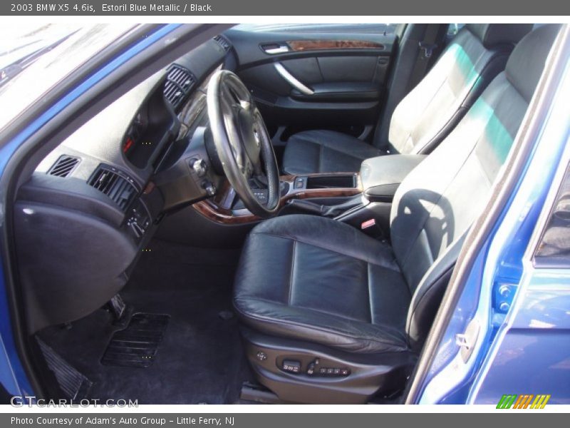 Estoril Blue Metallic / Black 2003 BMW X5 4.6is
