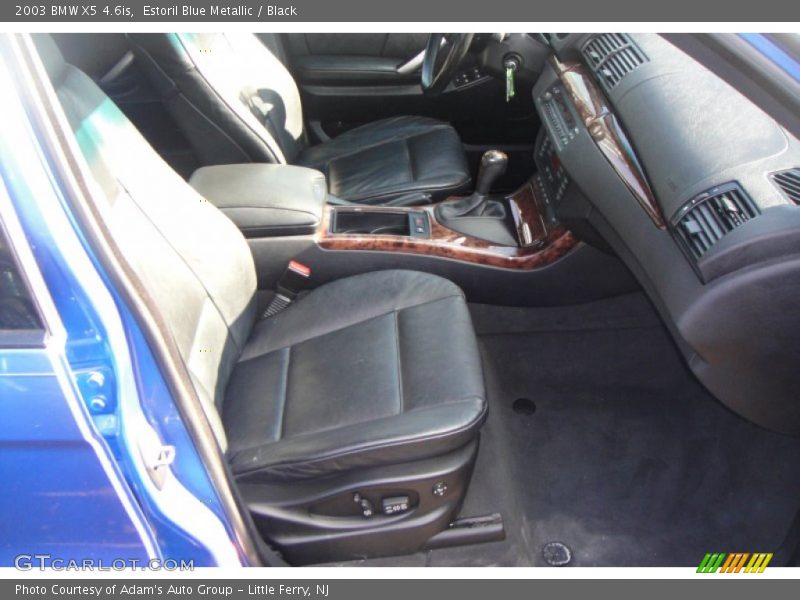 Estoril Blue Metallic / Black 2003 BMW X5 4.6is