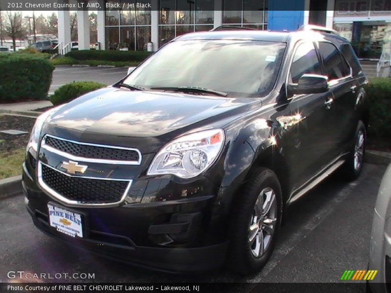Black / Jet Black 2012 Chevrolet Equinox LT AWD