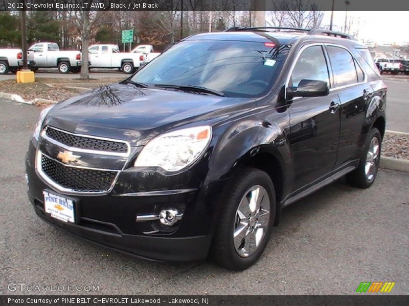 Black / Jet Black 2012 Chevrolet Equinox LT AWD