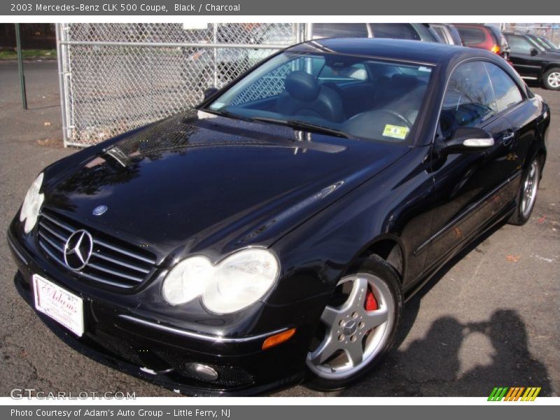 Black / Charcoal 2003 Mercedes-Benz CLK 500 Coupe