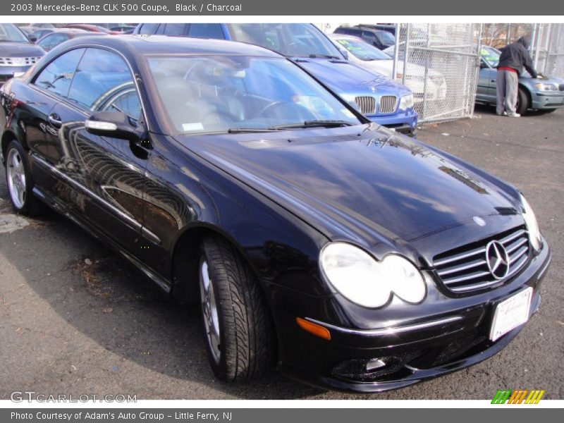 Black / Charcoal 2003 Mercedes-Benz CLK 500 Coupe