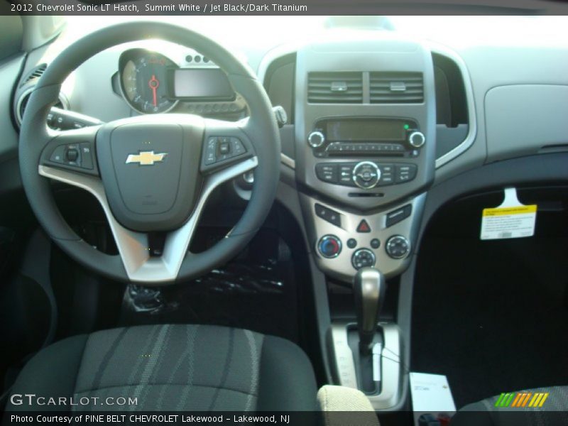 Summit White / Jet Black/Dark Titanium 2012 Chevrolet Sonic LT Hatch