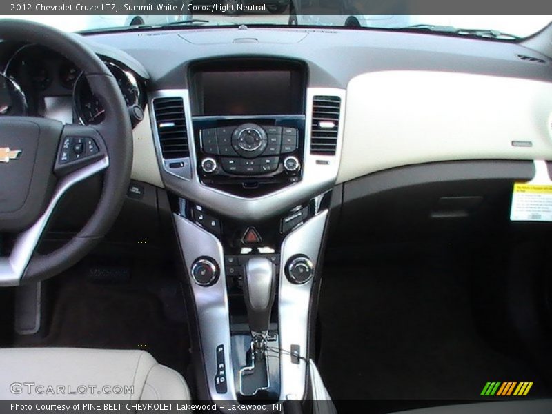 Summit White / Cocoa/Light Neutral 2012 Chevrolet Cruze LTZ
