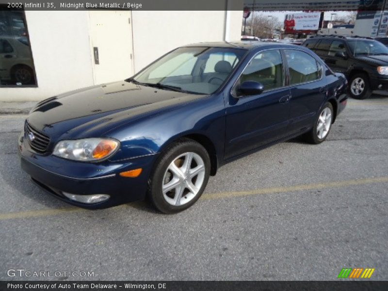 Midnight Blue Metallic / Beige 2002 Infiniti I 35