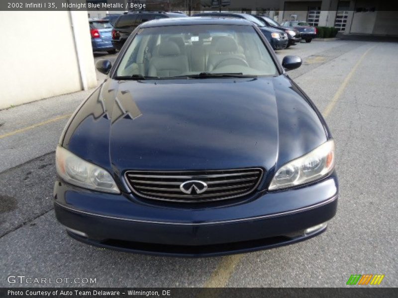 Midnight Blue Metallic / Beige 2002 Infiniti I 35