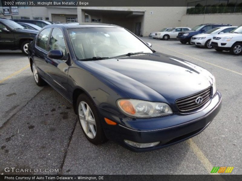 Midnight Blue Metallic / Beige 2002 Infiniti I 35