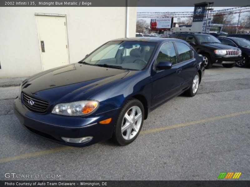 Midnight Blue Metallic / Beige 2002 Infiniti I 35