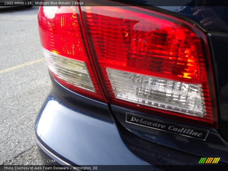 Midnight Blue Metallic / Beige 2002 Infiniti I 35
