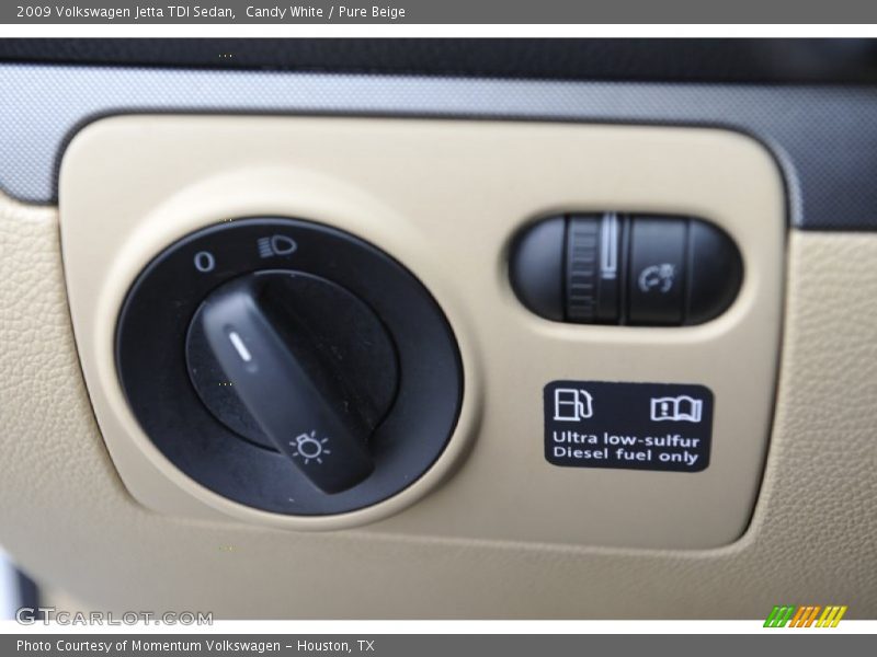 Candy White / Pure Beige 2009 Volkswagen Jetta TDI Sedan