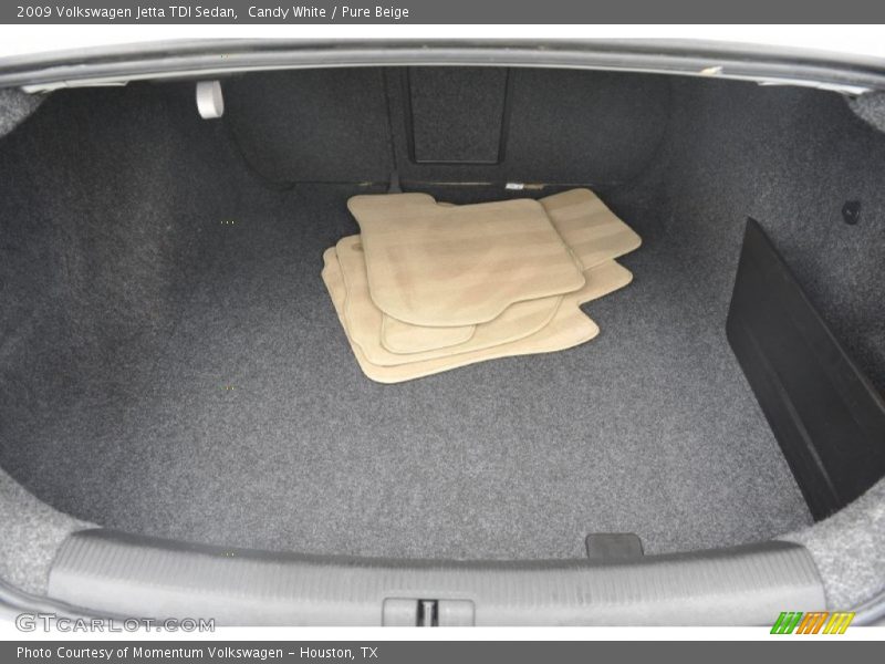 Candy White / Pure Beige 2009 Volkswagen Jetta TDI Sedan